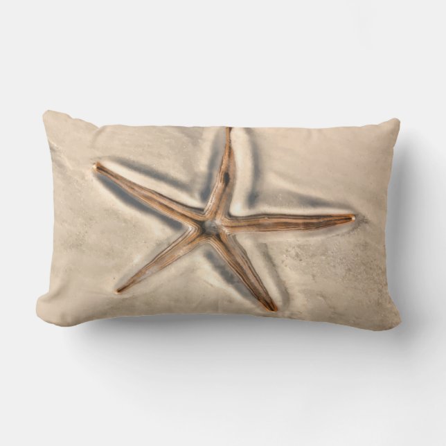 Strandstarfish-Wurfs-Kissen Lendenkissen (Vorderseite)