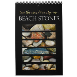 Strandsteine des Michigan-Sees Kalender