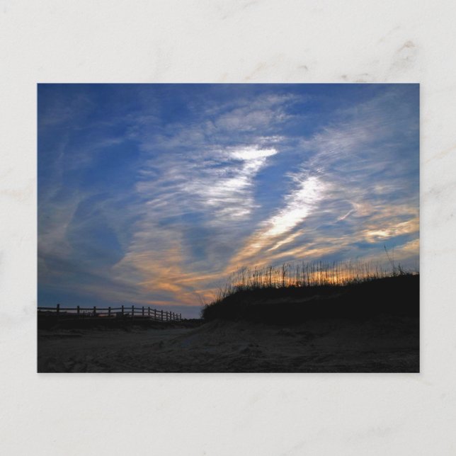 Strandstraße Postkarte (Vorderseite)
