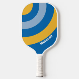 Strandstreifen mit Namen Pickleball Schläger