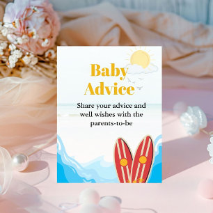 Strandsurfing Baby Advicebaby Duschzeichen Sockelschild