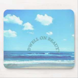 Strandszene 'Dwell on Beauty' Mousepad