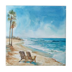 Strandszene Fliese