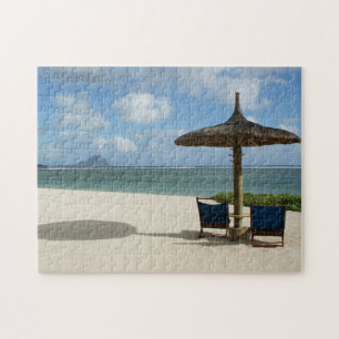 Strandszene Mauritius.