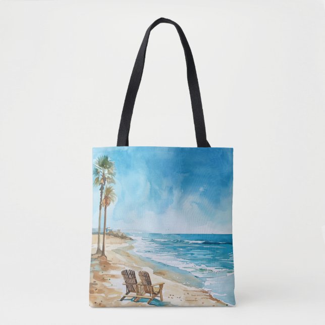 Strandszene Tasche (Vorderseite)