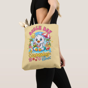 Strandtag Sommer Stimmung Süße Ente Tropischer Url Tasche