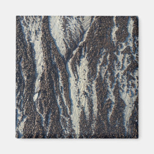 Strandtexturen mit Seetang Magnet