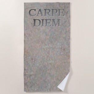 Strandtuch Carpe Diem Stone