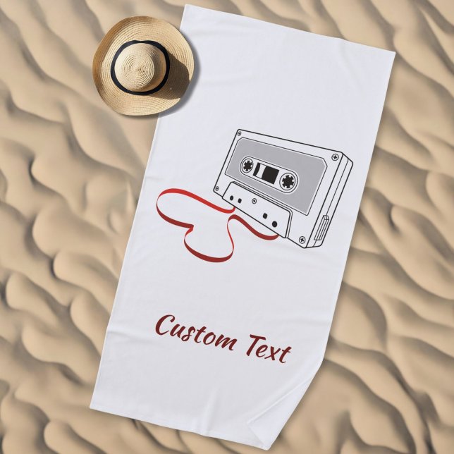 Strandtuch mit Kassette (Von Creator hochgeladen)