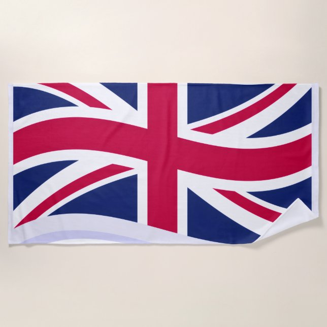 Strandtuch mit Union Jack (Vorderseite)