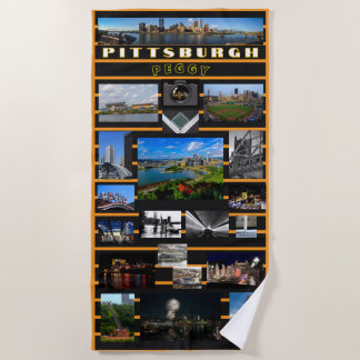 Strandtuch Pittsburgh Fotos PERSONALISIEREN