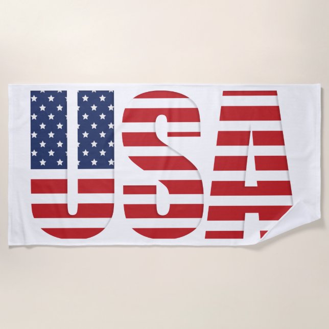 Strandtuch - USA Flag (Vorderseite)