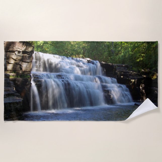 Strandtuch von Canyon Falls (Vorderseite)