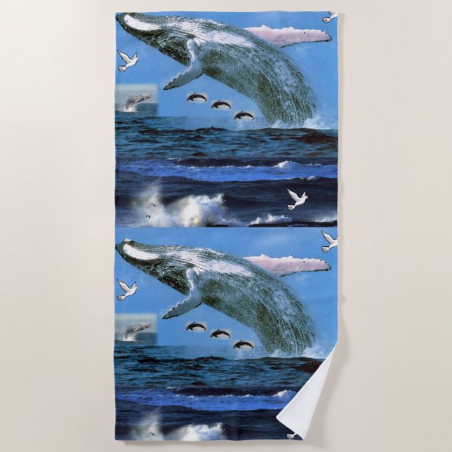 Strandtücher Delfine (Vorderseite)