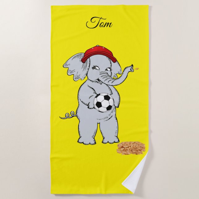 Strandtücher Elefant (Vorderseite)
