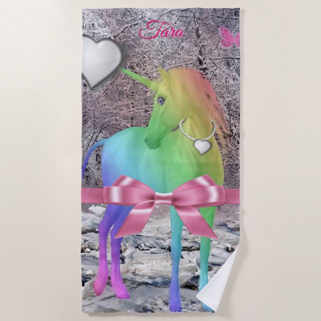 Strandtücher Unicorn (Vorderseite)