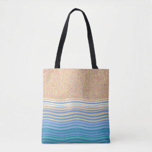Strandurlaub "direkt am Meer" Sand und Wellen Tasche