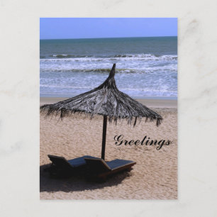 Strandurlaub Postkarte