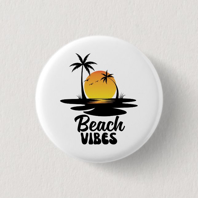 Strandvibes Button (Vorderseite)