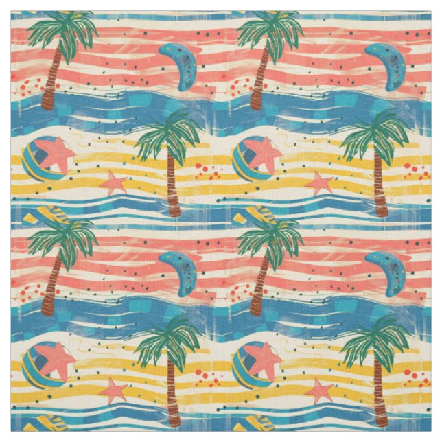 Strandvibes Stoff (Muster)