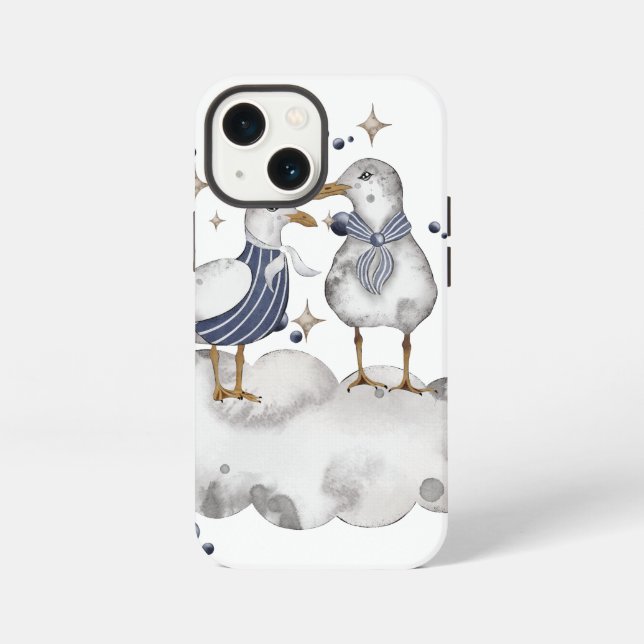 Strandvögel iPhone 13 Mini Hülle (Rückseite)