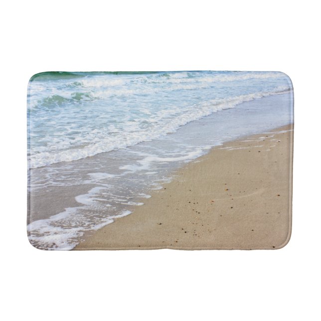 Strandwellen Badematte (Vorderseite)