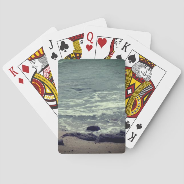 Strandwellen Spielkarten (Rückseite)