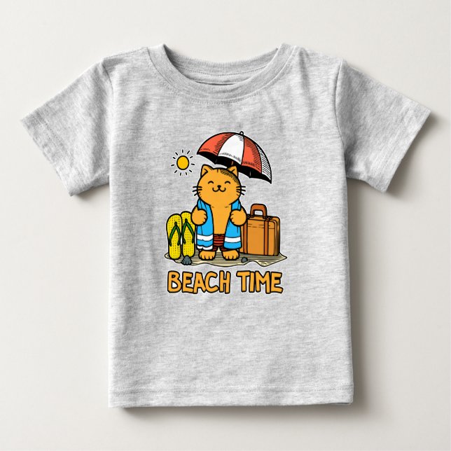 Strandzeit 1 baby t-shirt (Vorderseite)