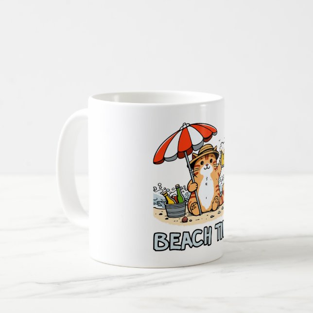 Strandzeit 2 kaffeetasse (Vorderseite Links)