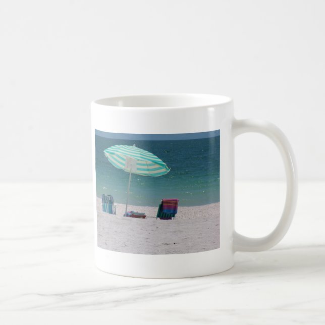 Strandzeit ist nahe kaffeetasse (Rechts)