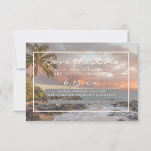 Strandziel Ort Wir retten unser Hochzeitsdatum Kei Save The Date