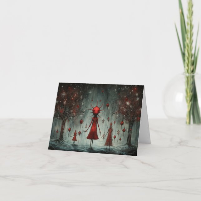 Strange Christmas Cards  Feiertagskarte (Vorderseite)