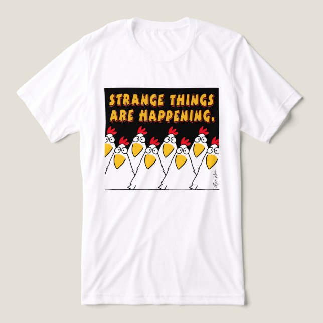 STRANGE DINGE SIND EREIGNIS Sandra Boynton T-Shir Tri-Blend Shirt (Design Vorderseite)