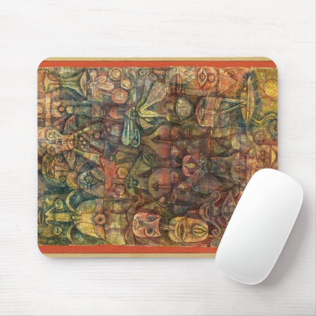 Strange Garden, 1923 von Paul Klee Mousepad (Mit Mouse)