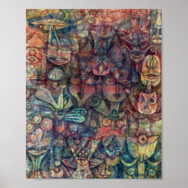 Strange Garden : Paul Klee 1923 Poster