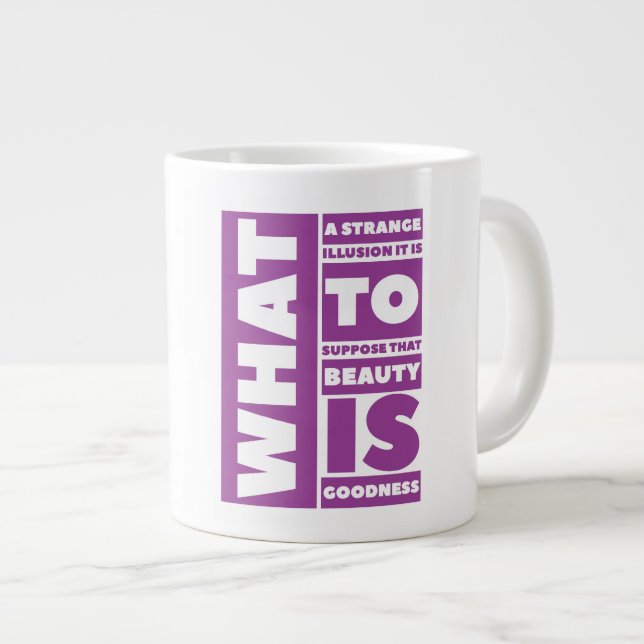 Strange Jumbo Tasse (Vorderseite Rechts)