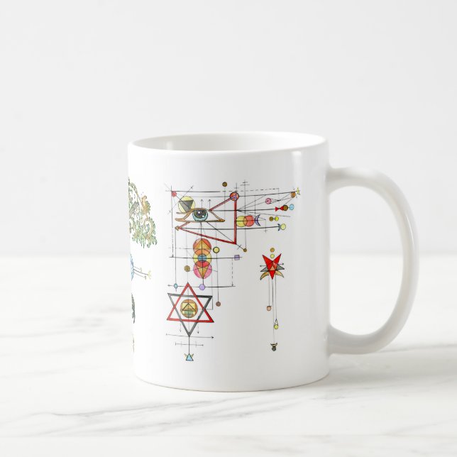 Strange Magic Circle Sigil Chaos Magic Witchcraf Kaffeetasse (Rechts)