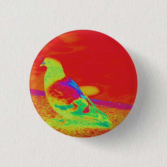 Strange Pigeon Button (Vorderseite)