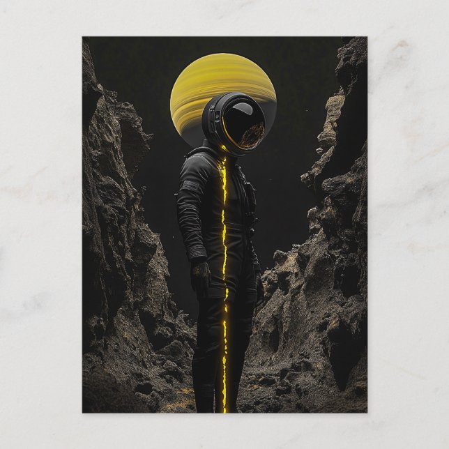 Strange Planet Postkarte (Vorderseite)