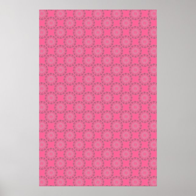 Strange Spiral Pattern Poster (Vorne)