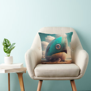 Strange Whale Kissen