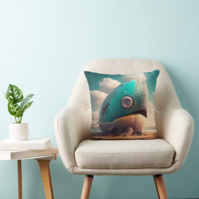Strange Whale Kissen (Stuhl )
