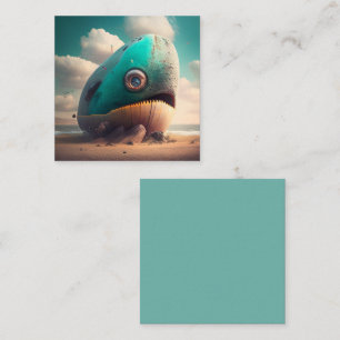 Strange Whale Mitteilungskarte