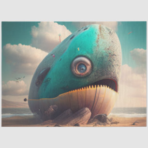Strange Whale Seidenpapier