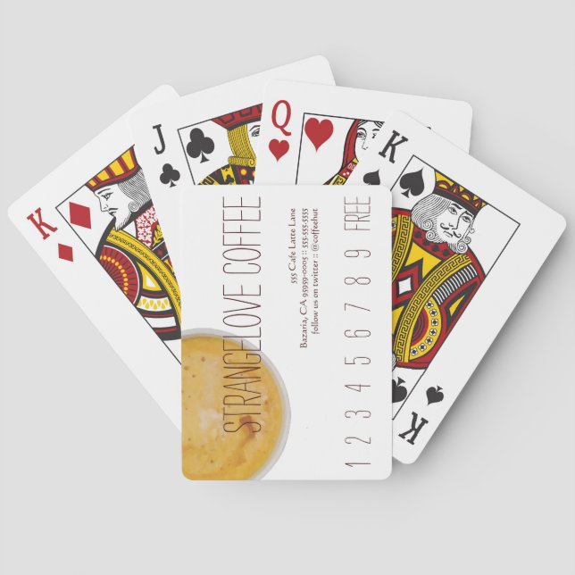 Strangelove Coffee Loyalty Card Spielkarten (Rückseite)