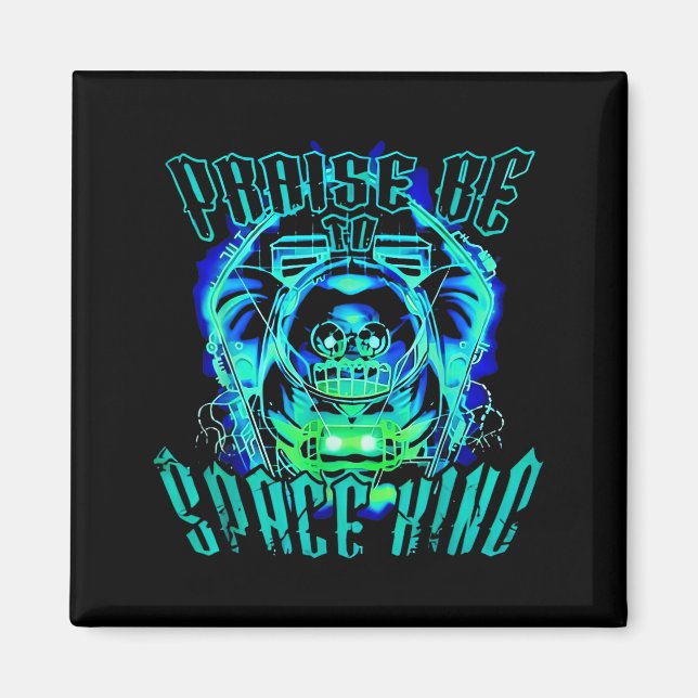 Stranger 67 Things Funny Six Seven Meme Checkered  Magnet (Vorne)