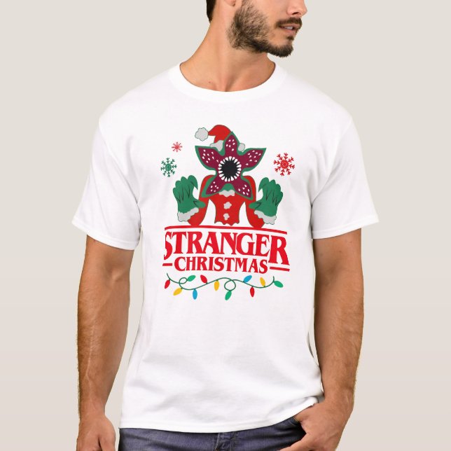 Stranger Christmas Monster from the Upside Down T-Shirt (Vorderseite)
