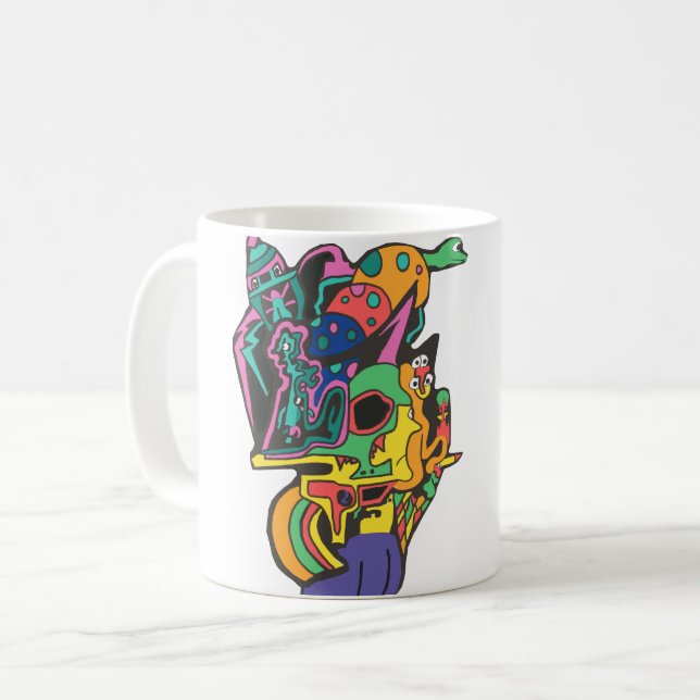 Stranger Nerf Gun Kaffeetasse (Vorderseite Links)