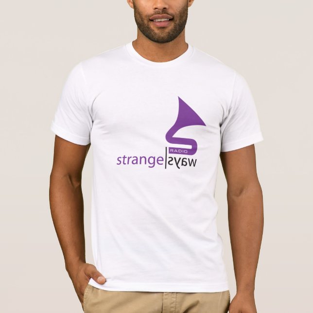 Strangeways weißer RadioT - Shirt (Vorderseite)