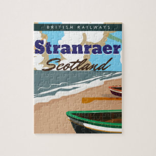 Stranraer Scotland Vintage Reiseplakat